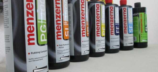 Полировальные системы Menzerna: отличный результат на любом покрытии