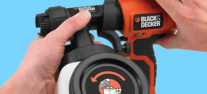 Характеристики и использование краскораспылителя Black Decker HVLP 400