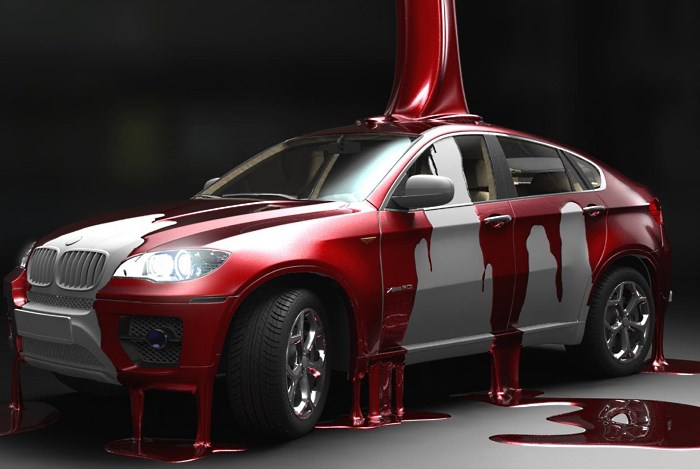 Акриловая краска для авто