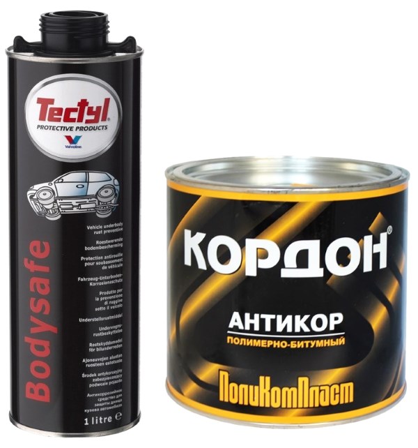 Антикоры для авто: Tectyl и Кордон