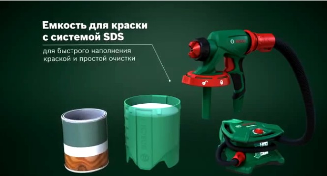 Бачок краскопульта Бош 5000 Е