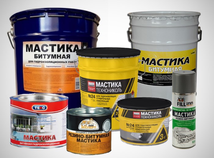 Битумные мастики