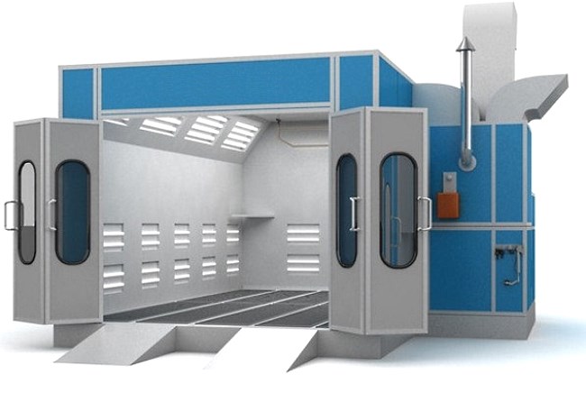 Двери покрасочной камеры