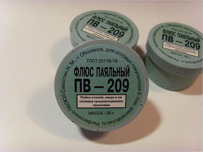 Смазка флюс для пайки