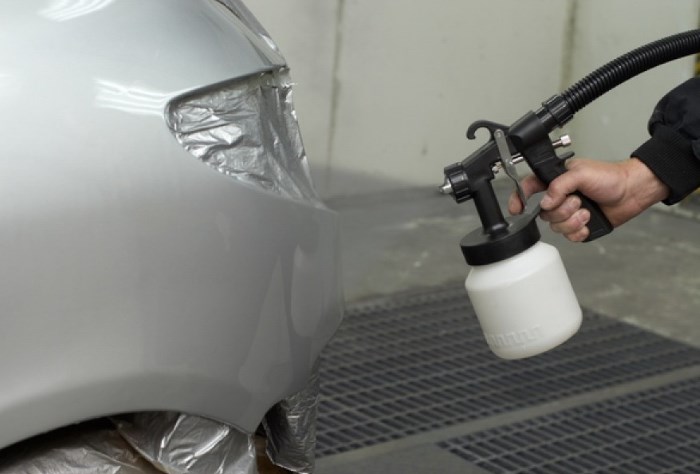 Покраска авто краскопультом