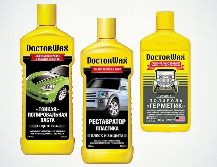 Полировальные средства Doctor Wax